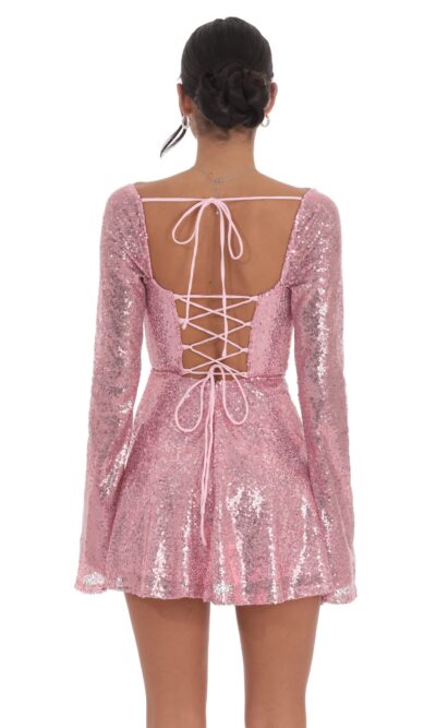 long-sleeve-square-neck-lace-up-mini-sequin-dress-pink-2.jpg