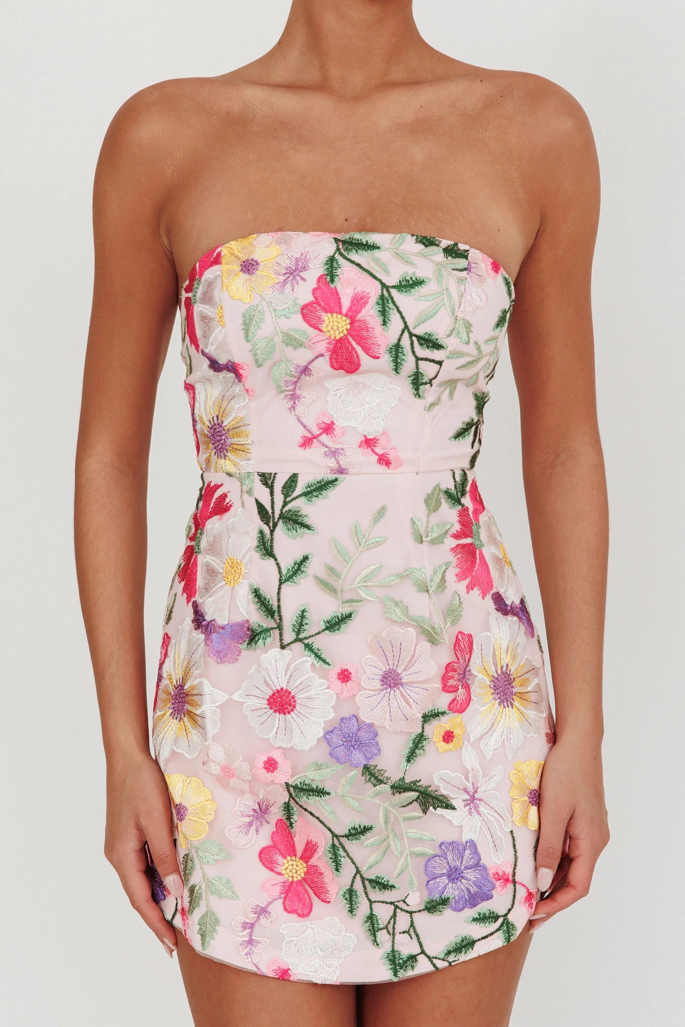 strapless-floral-mini-dress-4