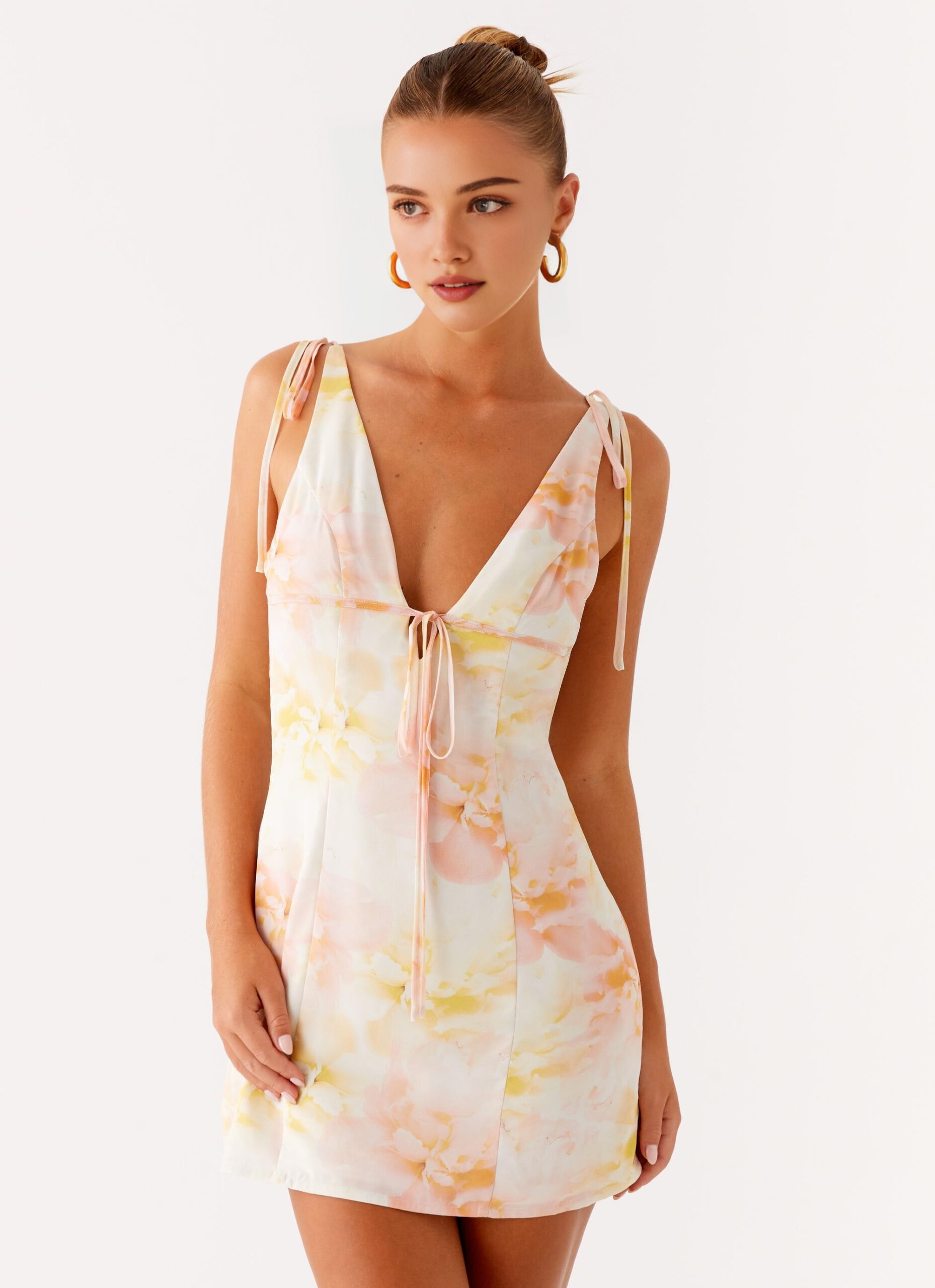 v-neck-printed-mini-dress-2