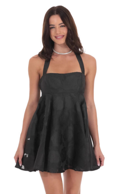 Floral Flare Babydoll Dress